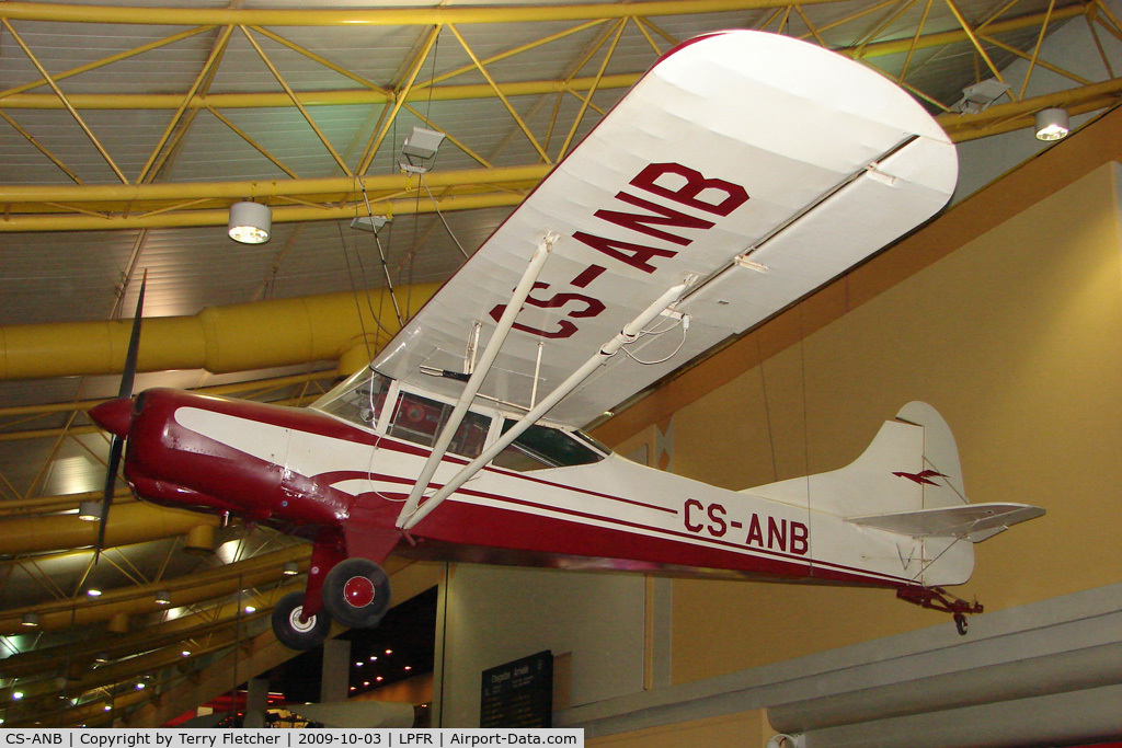 CS-ANB, Auster D-5/160 C/N OGMA-101, Beagle /Auster D.5/160 hangs in the Terminal Arrivals Hall at Faro Airport