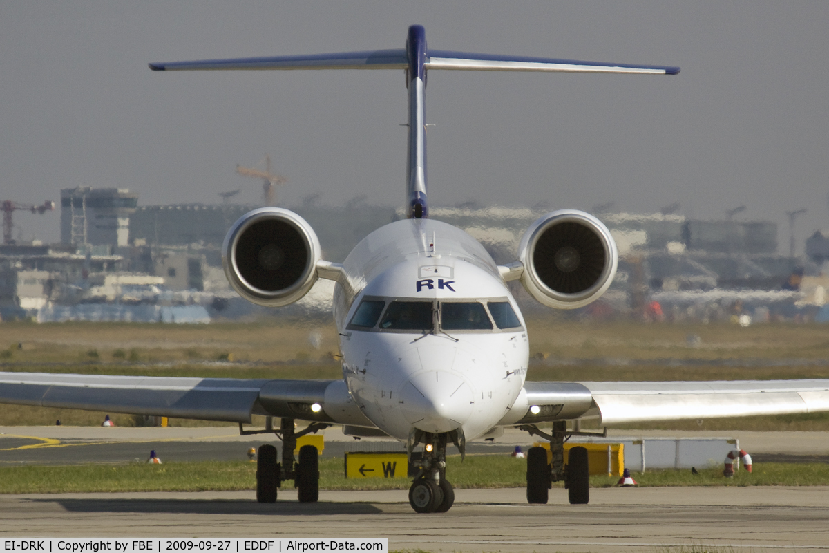 EI-DRK, 2006 Bombardier CRJ-900 (CL-600-2D24) C/N 15075, lining up RW18W