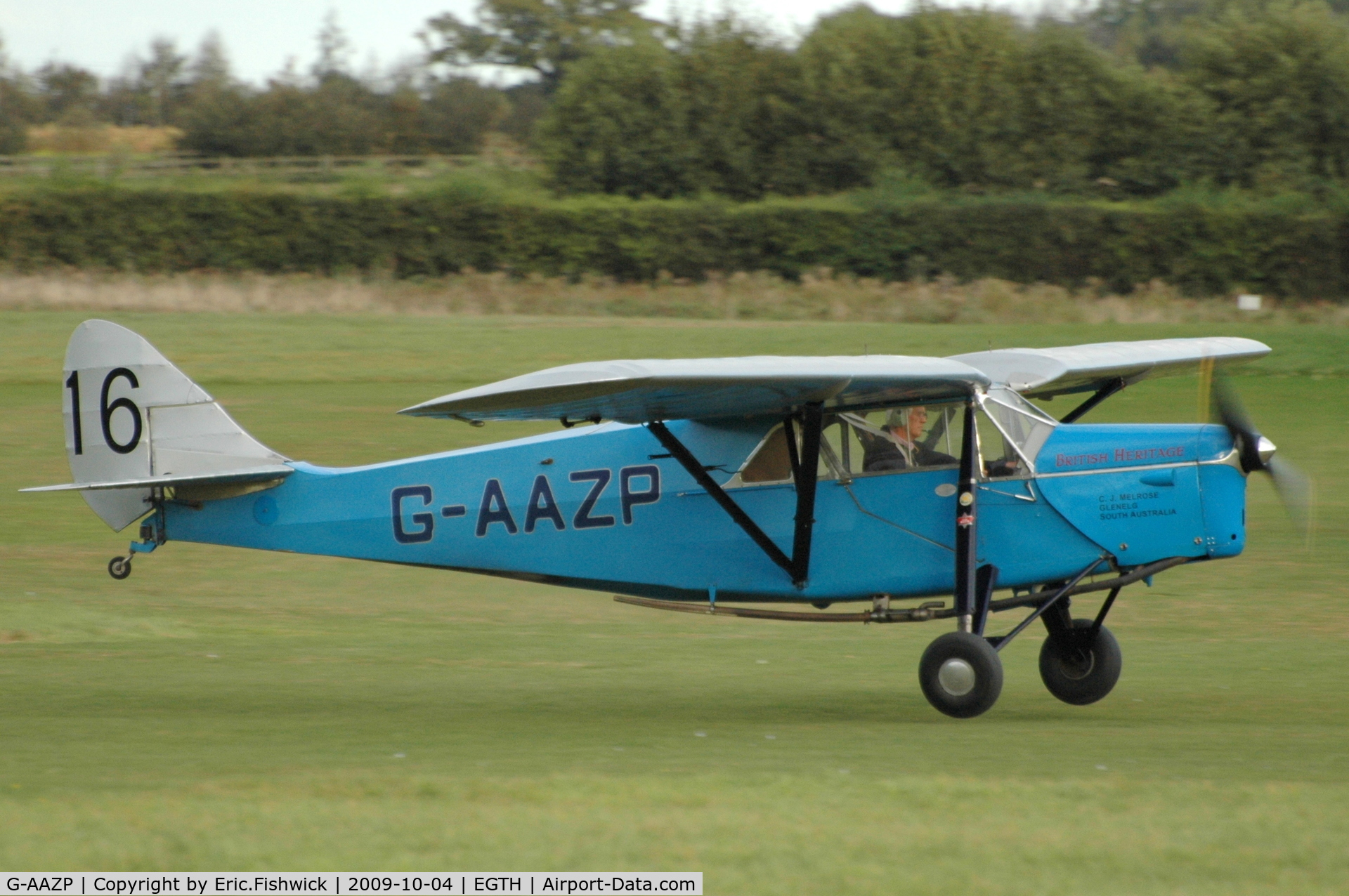 G-AAZP, 1930 De Havilland DH.80A Puss Moth C/N 2047, 2. G-AAZP at Shuttleworth Autumn Air Display Oct. 09