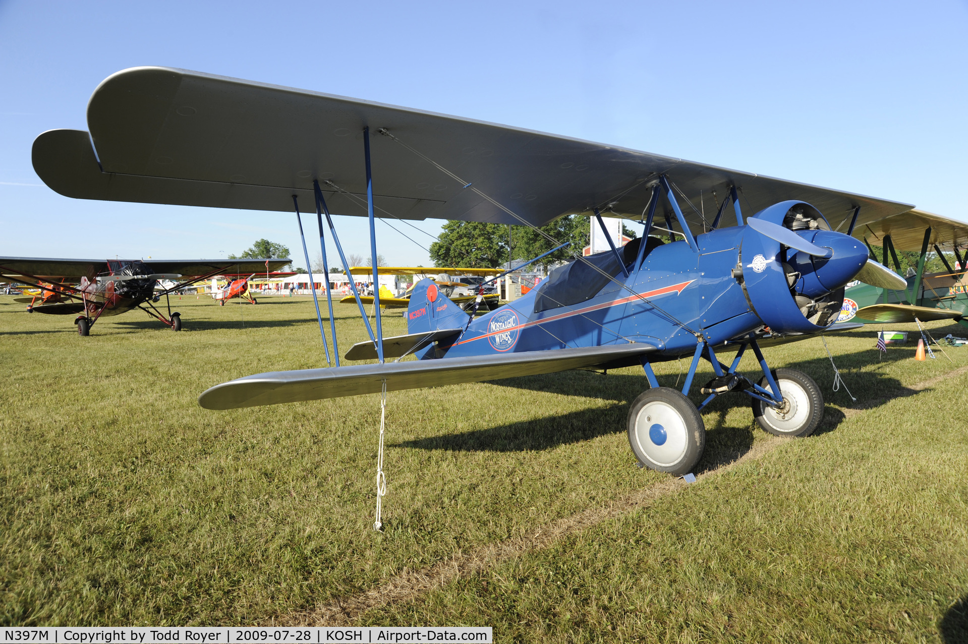 N397M, 1929 Curtiss-Wright Travel Air E-4000 C/N 1317, Oshkosh EAA Fly-in 2009