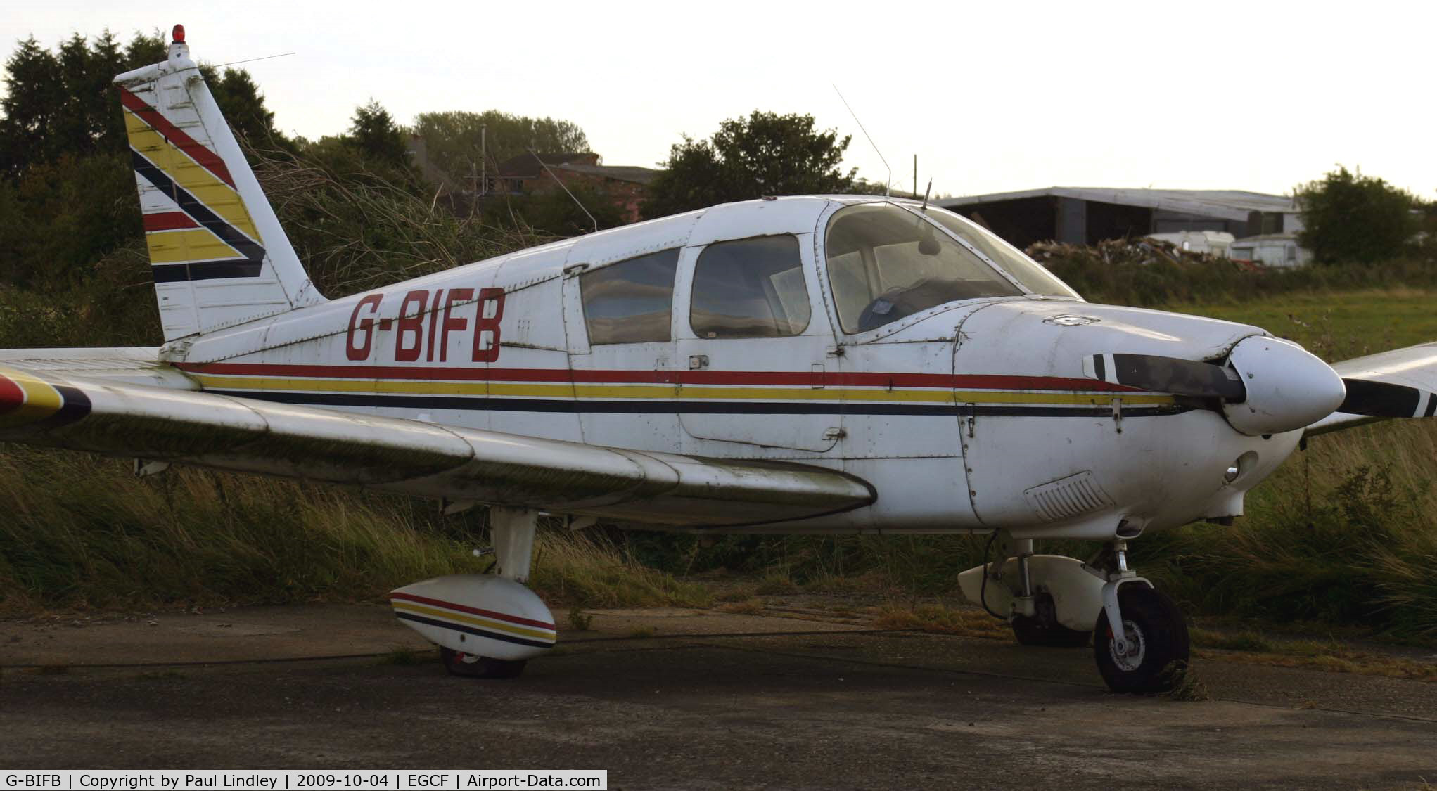 G-BIFB, 1965 Piper PA-28-150 Cherokee C/N 28-1968, Looking a little forlorn now