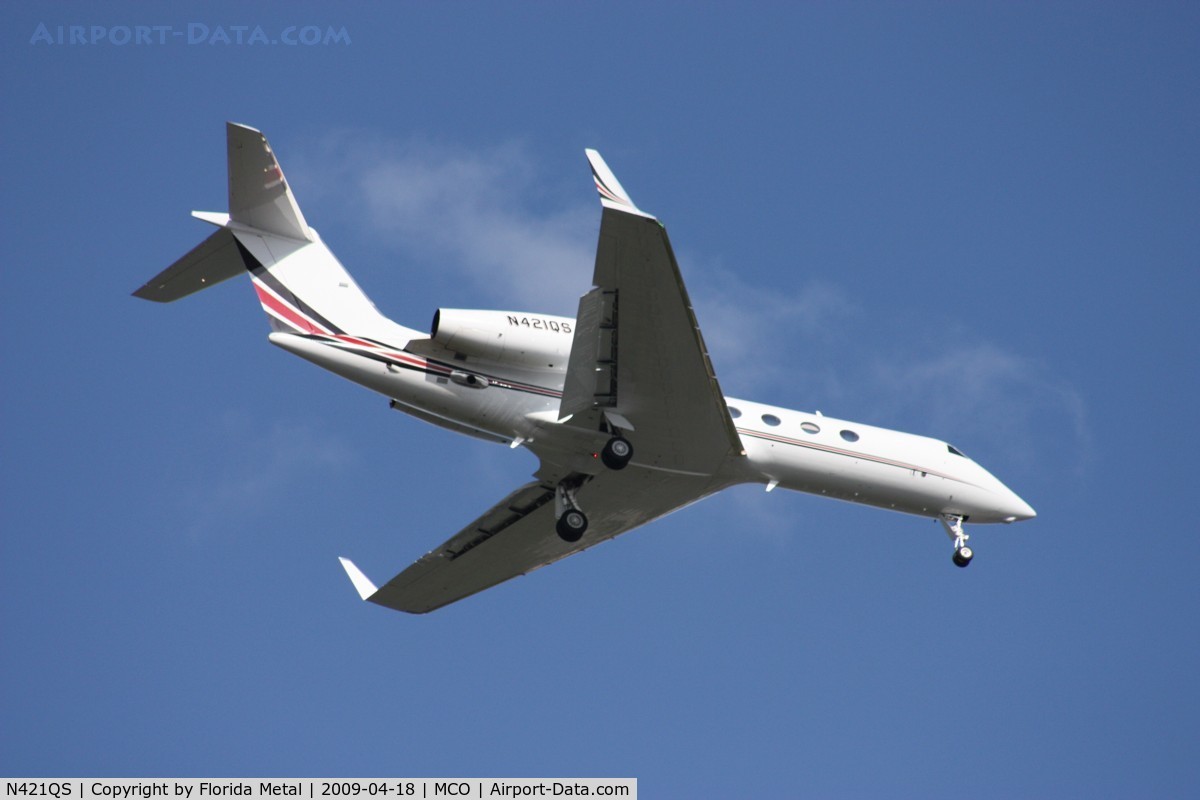 N421QS, 2008 Gulfstream Aerospace GIV-X (G450) C/N 4114, Net Jets Gulfstream 450