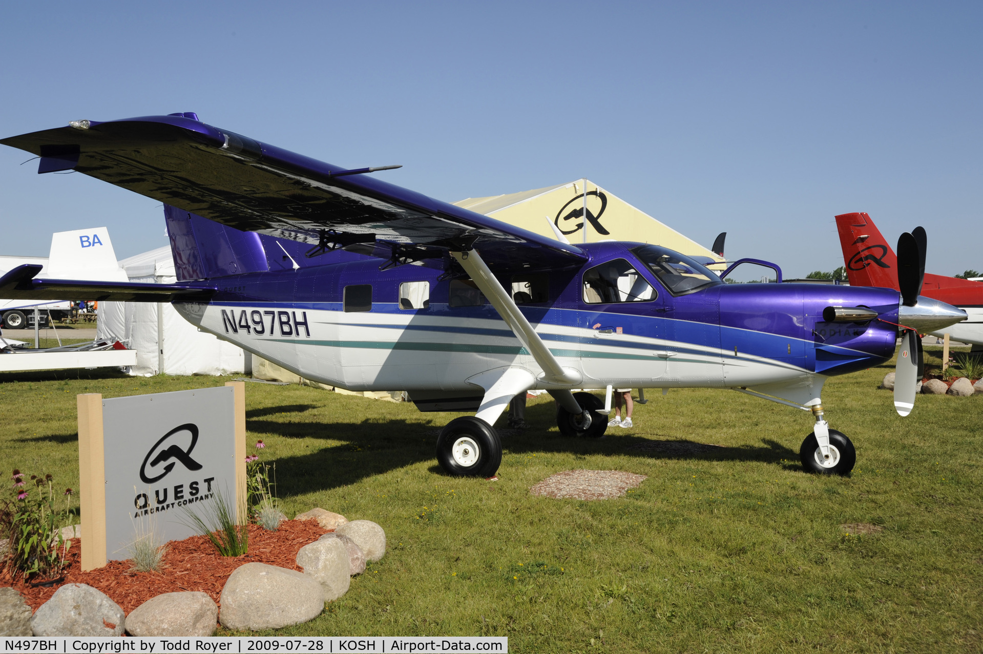 N497BH, 2009 Quest Kodiak 100 C/N 100-0018, Oshkosh EAA Fly-in 2009