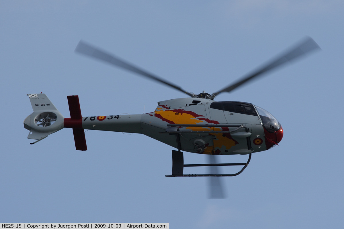 HE25-15, 2001 Eurocopter EC-120B Colibri C/N 1232, Red Bull Air Race Barcelona 2009 - Spain Air Force - Eurocopter EC-120B Colibri