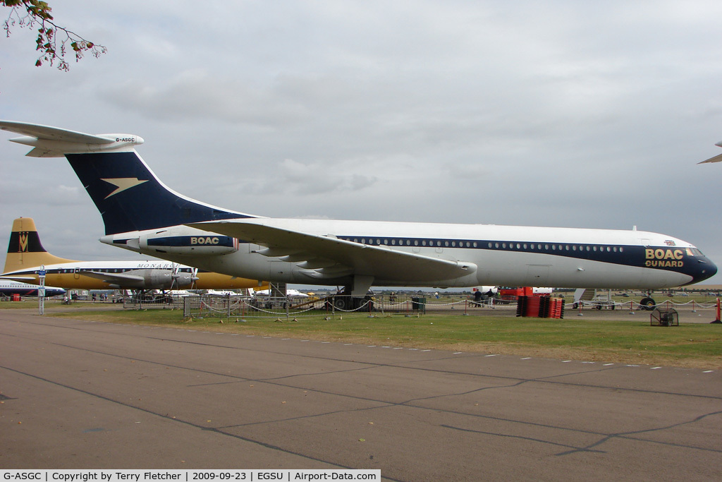 G-ASGC, 1965 BAC Super VC10 Srs 1151 C/N 853, Preserved Vickers VC10 at Imperial War Museum Duxford