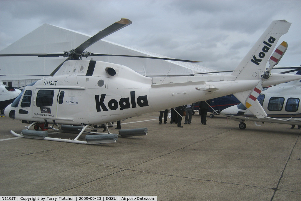 N119JT, 2004 Agusta A-119 Koala C/N 14037, Exhibited at HeliTech 2009 at Duxford