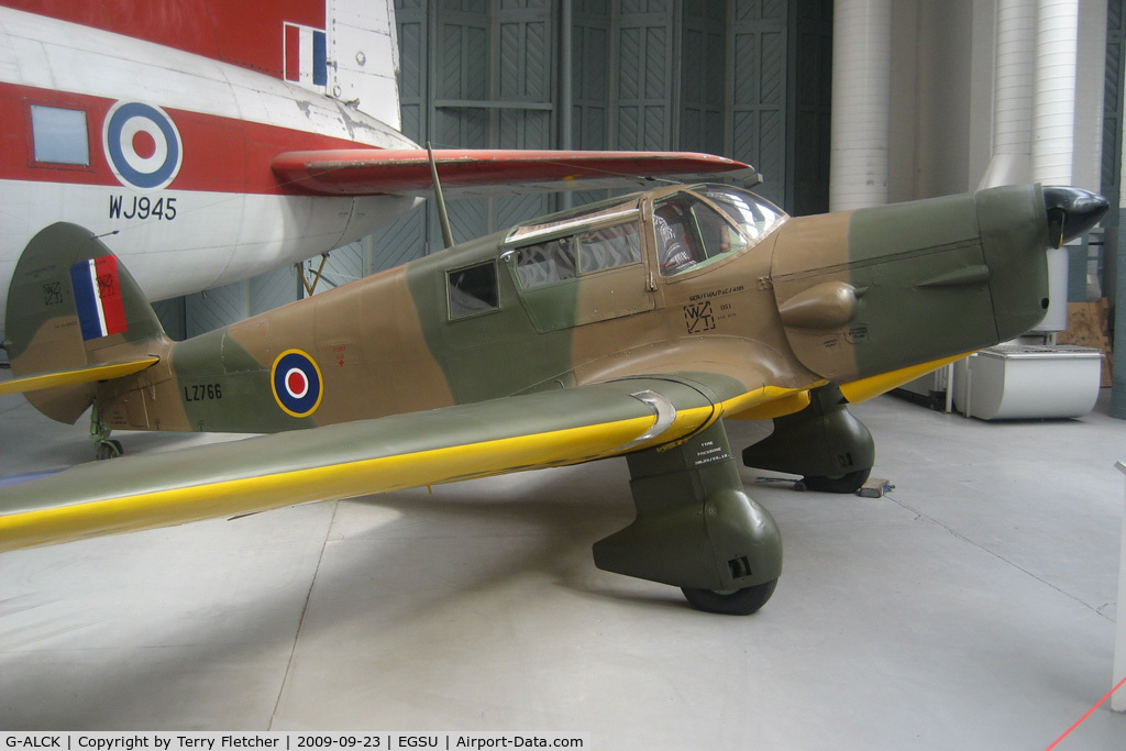 G-ALCK, F Hills And Sons Ltd Proctor 3 C/N H536, F Hills And Sons Ltd PROCTOR 3, c/n: H536 - serialled LZ766 at Imperial War Museum