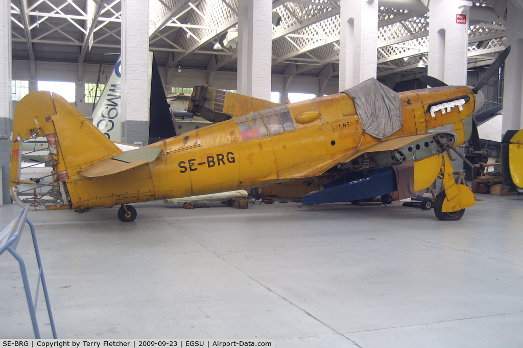 SE-BRG, 1944 Fairey Firefly TT.I C/N F.6071, Fairey Firefly ex DT989 - restoration at Imperial War Museum , Duxford