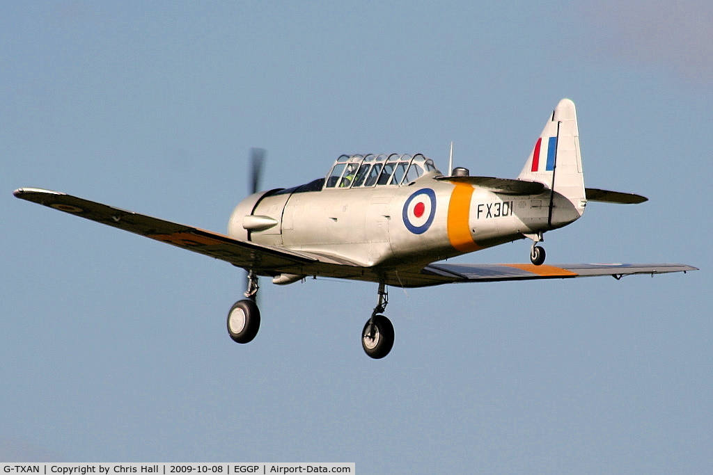 G-TXAN, 1943 North American AT-6D Harvard III C/N 88-14722 (41-33882), Broken Wing Aviation, ex G-JUDI