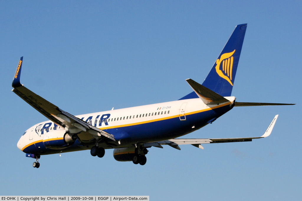 EI-DHK, 2005 Boeing 737-8AS C/N 33820, Ryanair