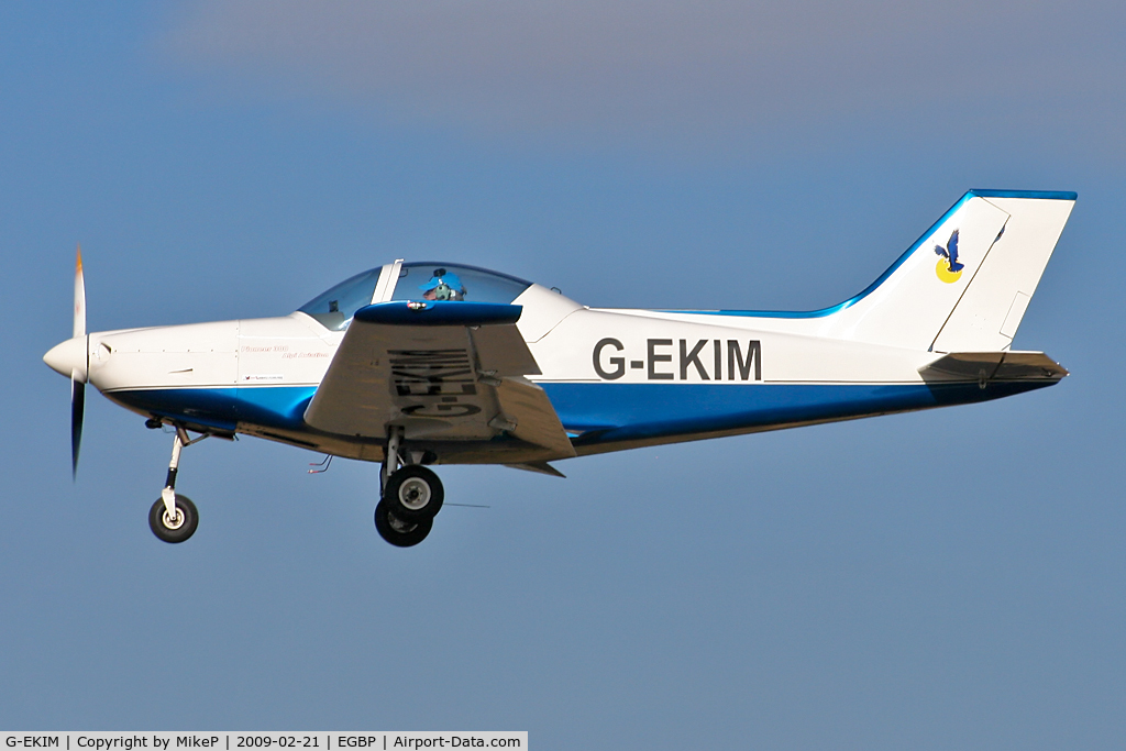 G-EKIM, 2007 Alpi Aviation Pioneer 300 C/N PFA 330-14491, Visitor to Kemble on a perfect February day.