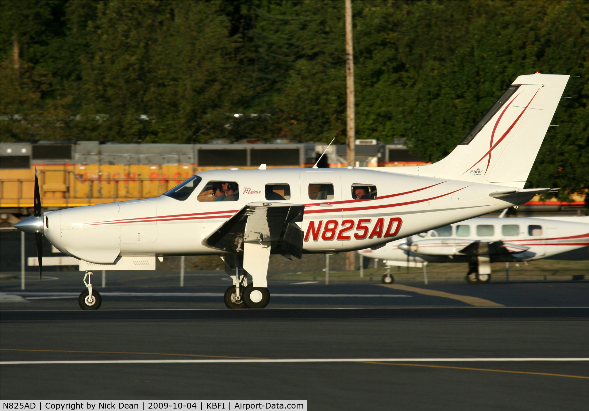N825AD, 2008 Piper PA-46R-350T Malibu Matrix C/N 4692043, KBFI