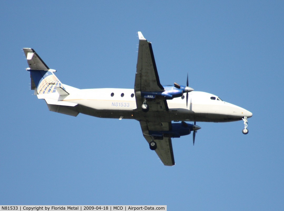 N81533, 1995 Beech 1900D C/N UE-137, Continental Connection B1900D