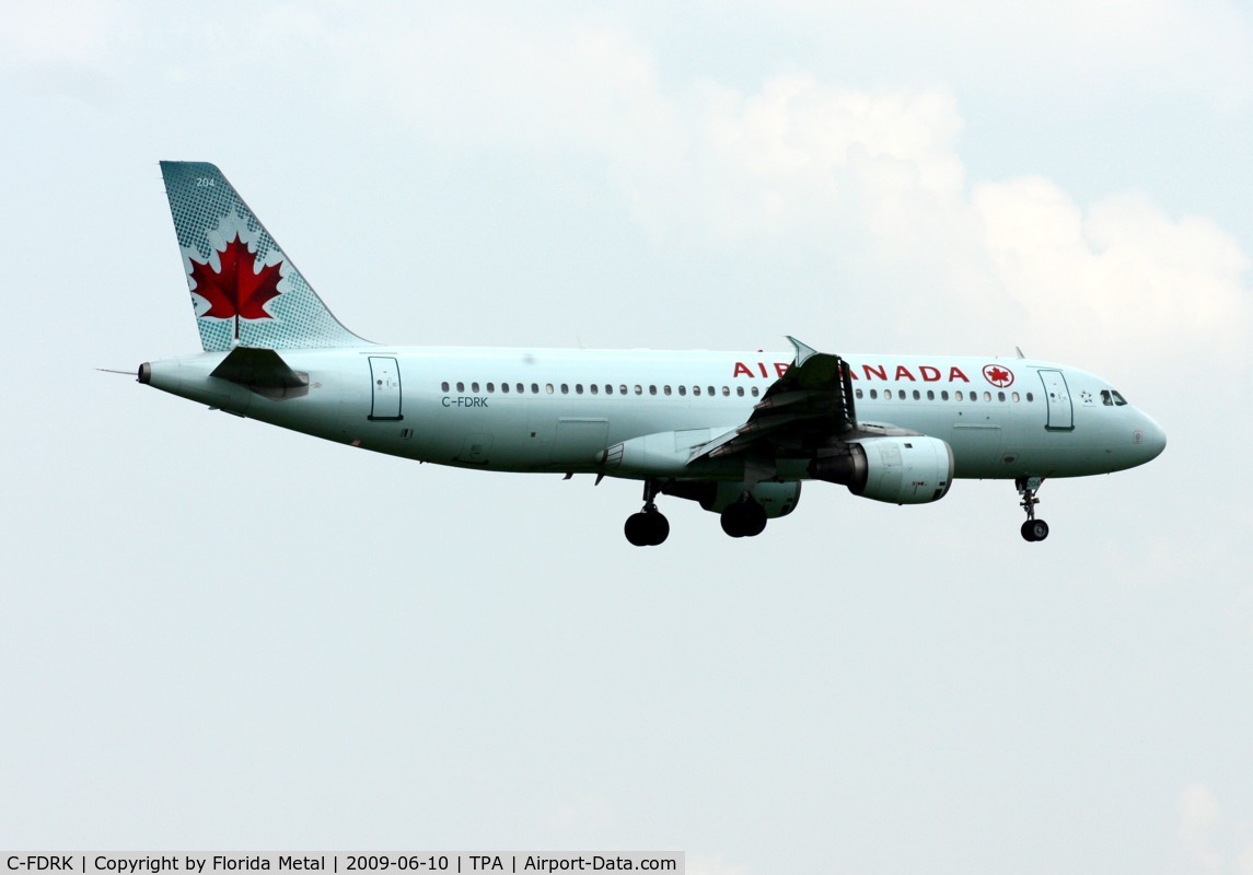 C-FDRK, 1990 Airbus A320-211 C/N 084, Air Canada A320