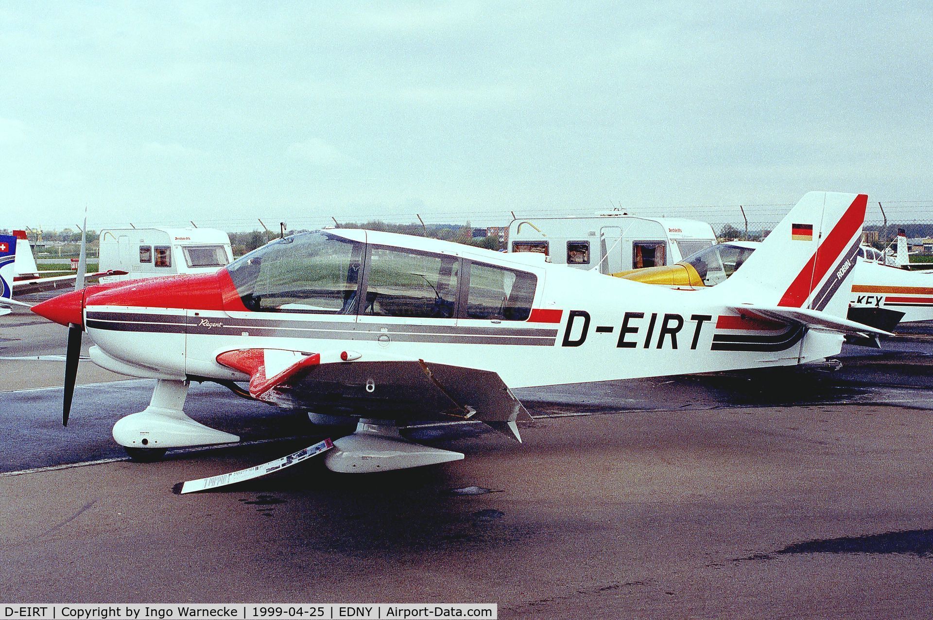 D-EIRT, Robin DR-400-180 Regent C/N 2412, Robin DR.400-180 Regent at the Aero 1999, Friedrichshafen