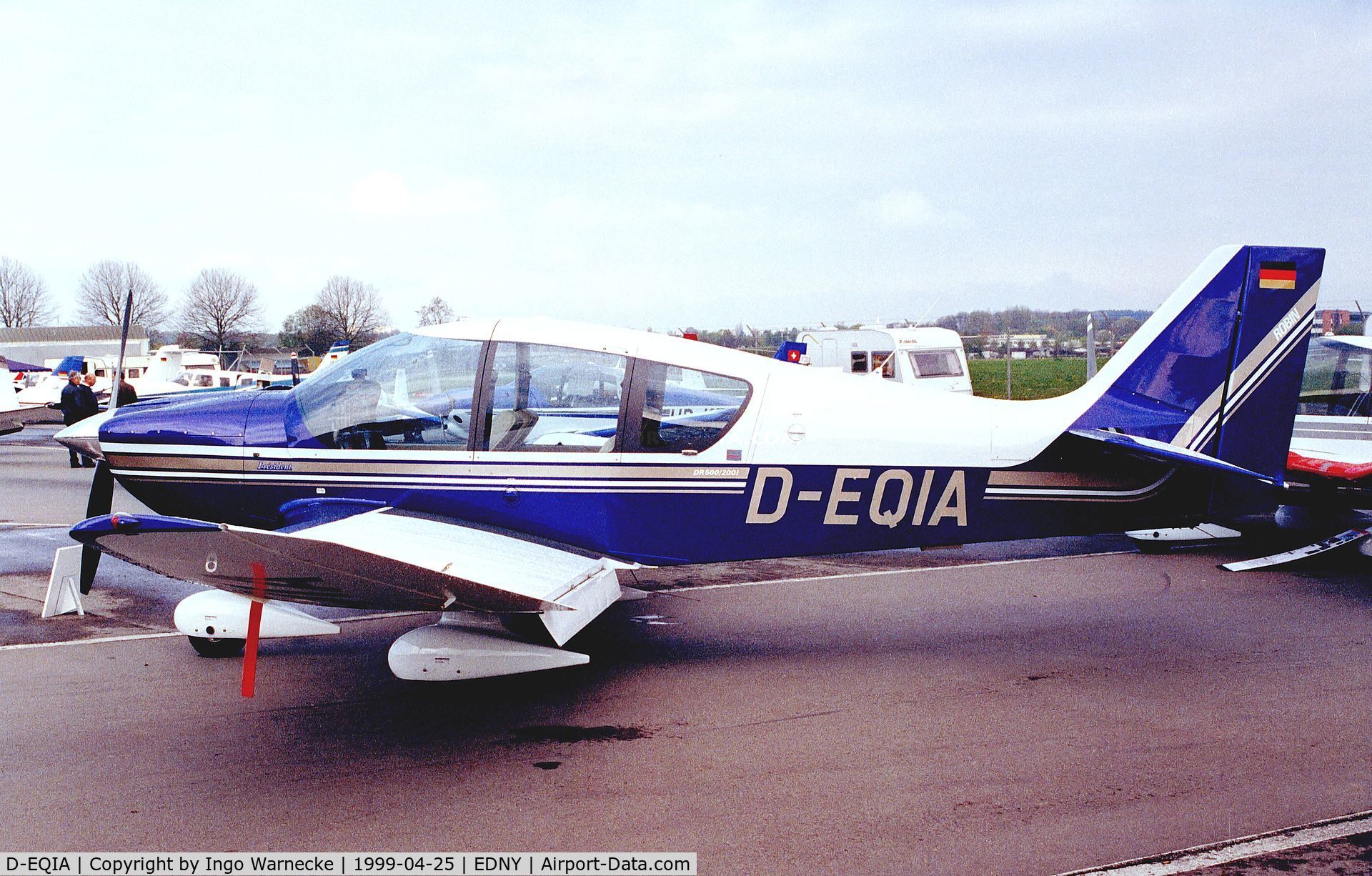 D-EQIA, Robin DR-500-200i President C/N 0003, Robin DR.500-200i President at the Aero 1999, Friedrichshafen