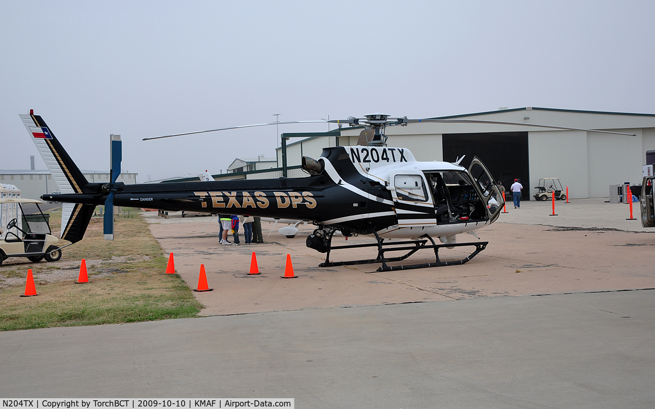 N204TX, 2003 Eurocopter AS-350B-2 Ecureuil C/N 3711, Texas DPS Eurocopter on the static ramp during CAF Airsho 2009.