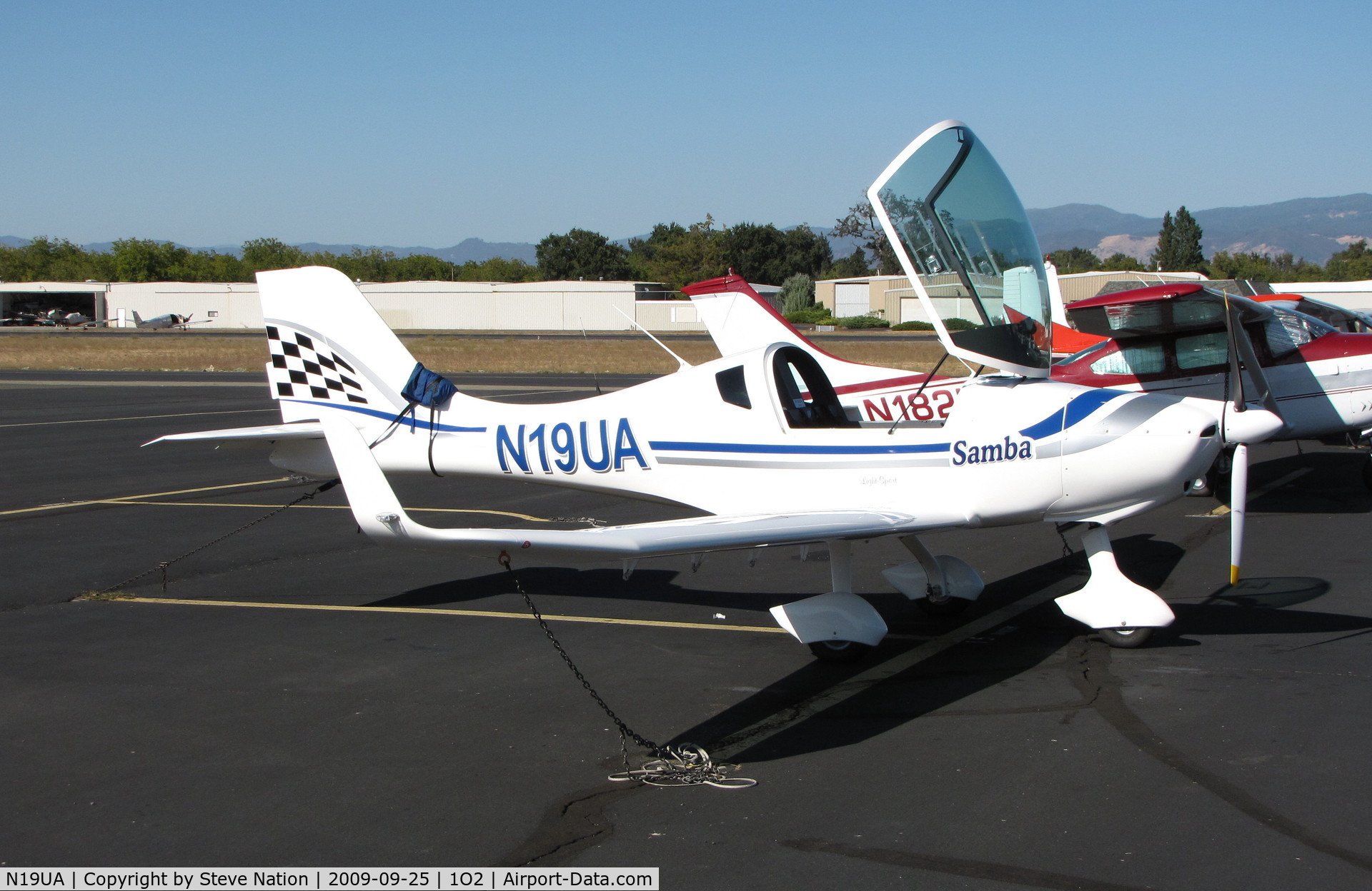 N19UA, Urban Air Samba XXL C/N SAXL 79, California-based Urban Air Sro SAMBA XXL visiting at Lampson Field