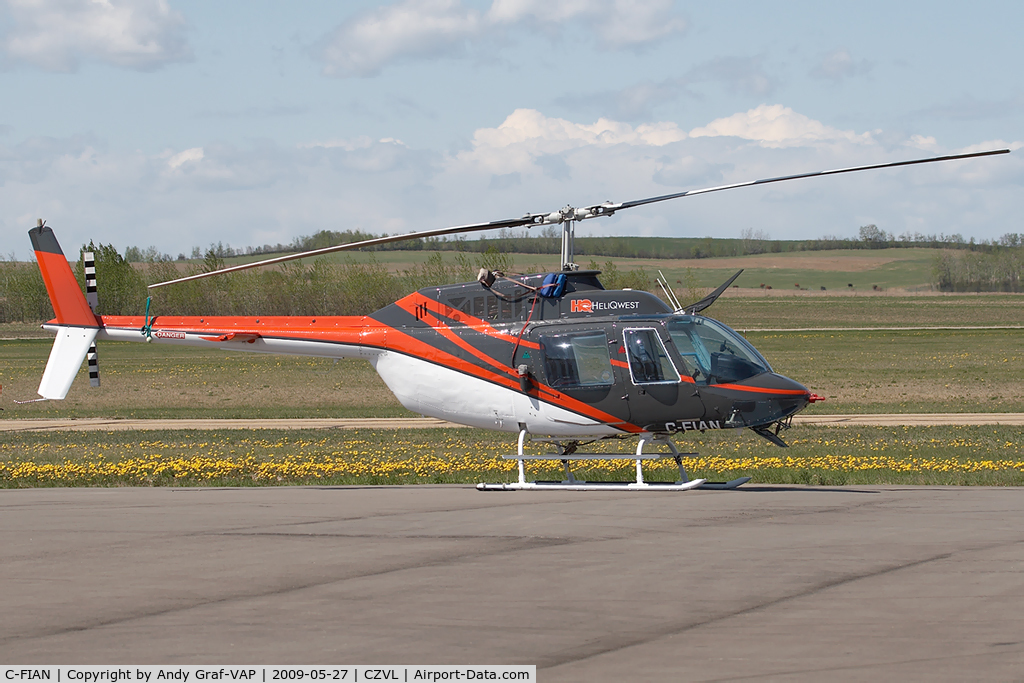 C-FIAN, 1967 Bell 206B JetRanger II C/N 32, Heliqwest Bell206