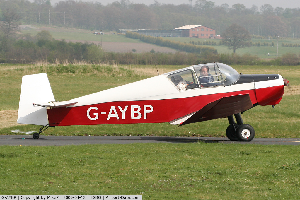 G-AYBP, 1964 Jodel D-112 C/N 1131, Pictured at the Easter Open Day & Fly-In.