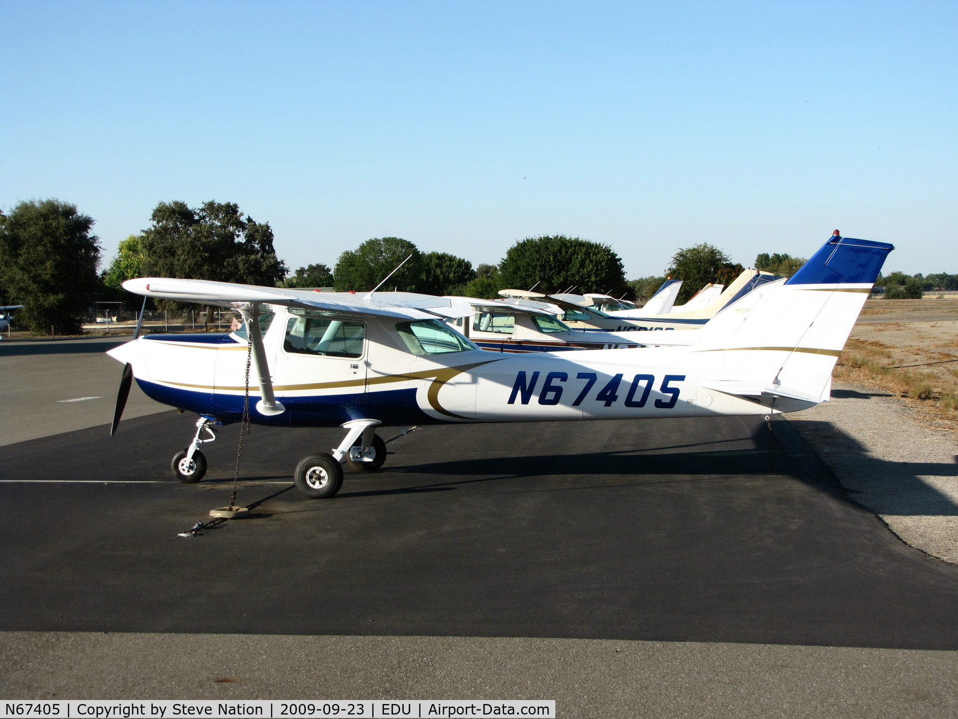N67405, 1978 Cessna 152 C/N 15281819, CAl Aggie Flying Farmers 1978 Cessna 152 in new colors @ UC Davis