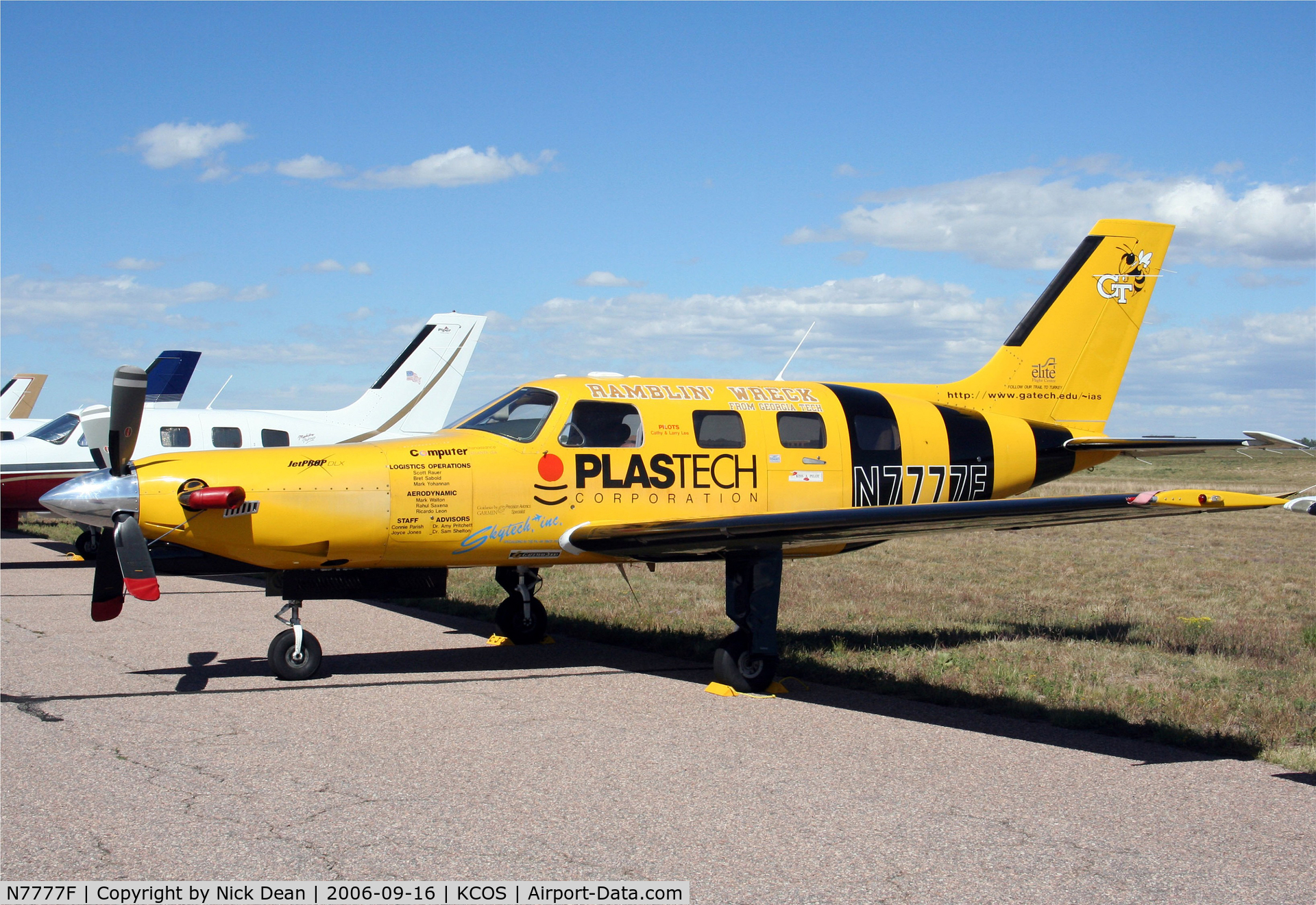 N7777F, 1989 Piper PA-46-350P Malibu Mirage C/N 4622016, KCOS