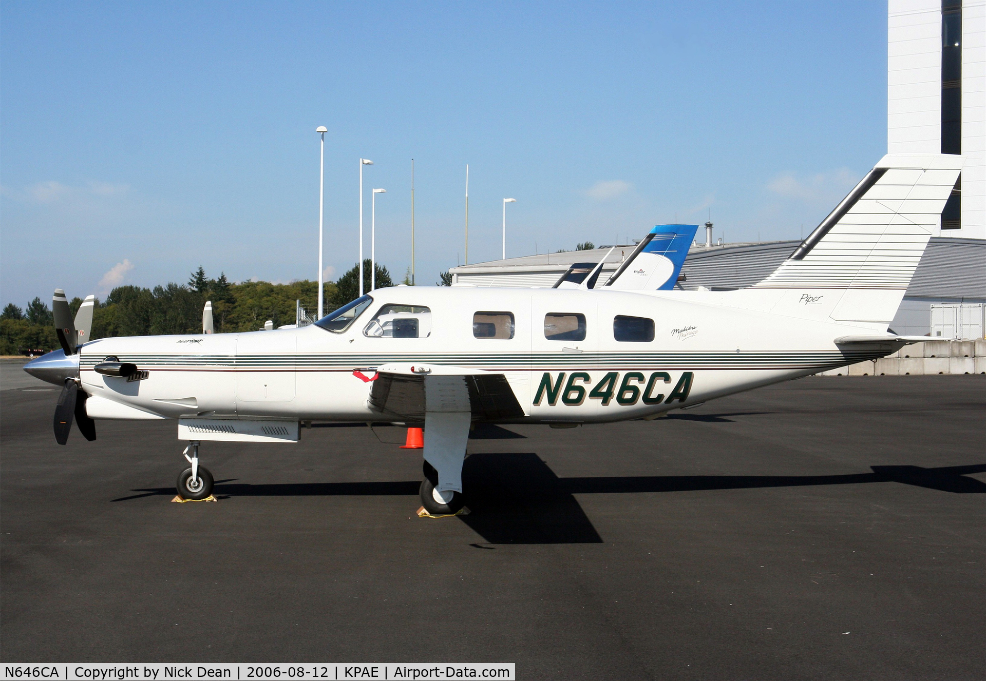 N646CA, 1995 Piper PA-46-350P Malibu Mirage C/N 4622196, KPAE