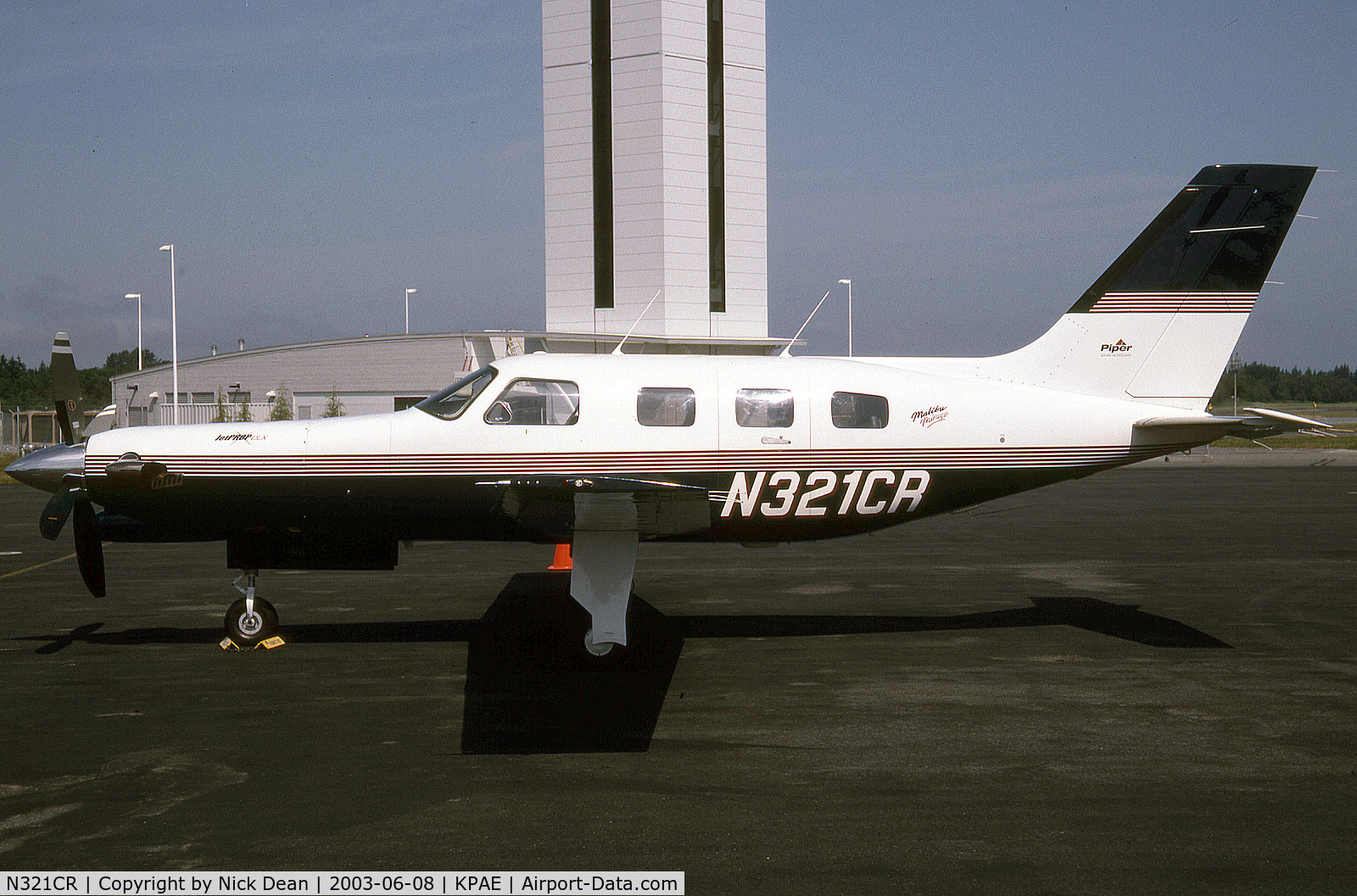 N321CR, 1997 Piper PA-46-350P Malibu Mirage C/N 4636124, KPAE