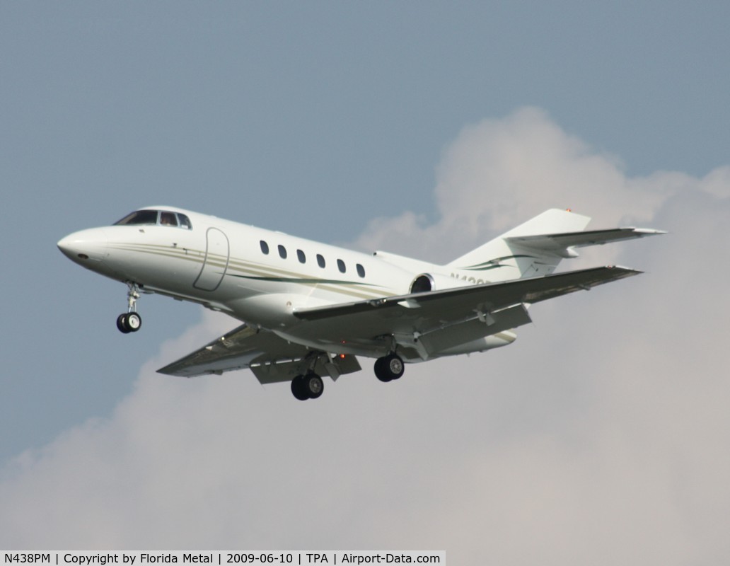 N438PM, 2003 Raytheon Hawker 800XP C/N 258636, Hawker 800XP