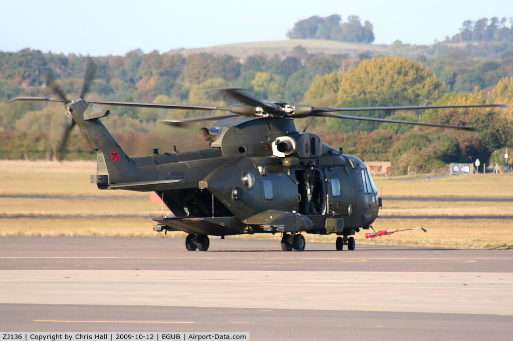 ZJ136, Westland Merlin HC.3 C/N 50191, Agusta Westland EH101 Merlin HC3, Royal Air Force, 78 Sqn