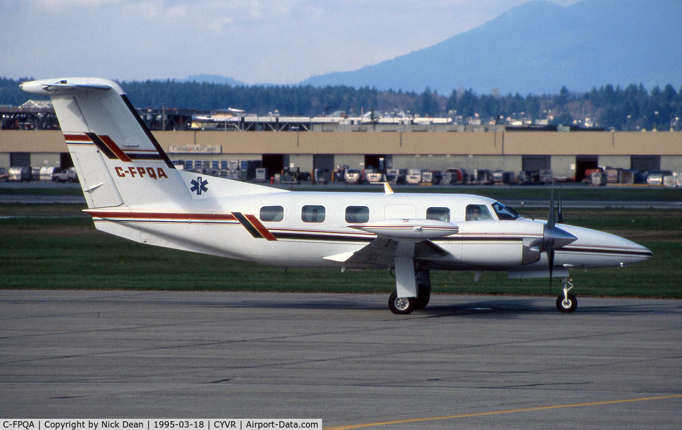 C-FPQA, 1989 Piper PA-42-1000 Cheyenne 400LS C/N 42-5527039, CYVR
