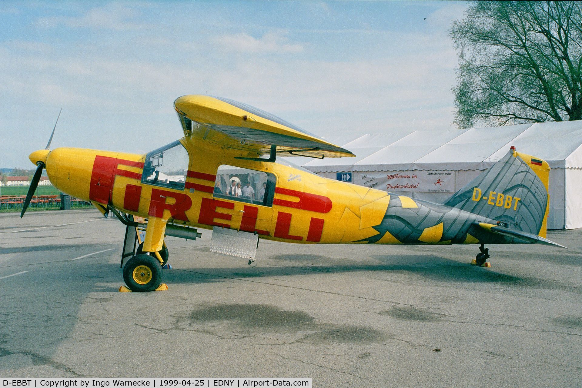 D-EBBT, Dornier Do-27A-1 C/N 185, Dornier Do 27A-1 at the Aero 1999, Friedrichshafen