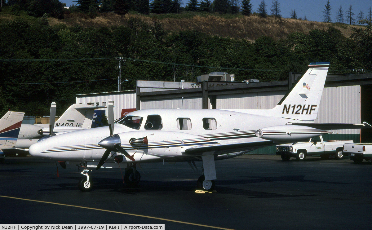 N12HF, 1978 Piper PA-31T-620 Cheyenne C/N 31T-7820085, KBFI