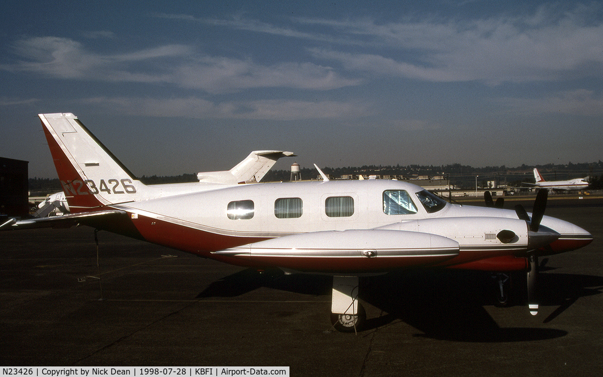 N23426, Piper PA-31T1 Cheyenne 1 C/N 31T-7904035, KBFI
