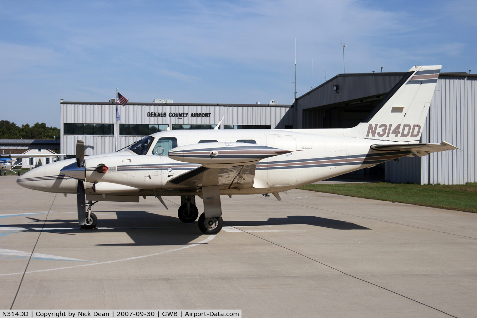 N314DD, 1980 Piper PA-31T1 Cheyenne 1 C/N 31T-8004025, KGWB