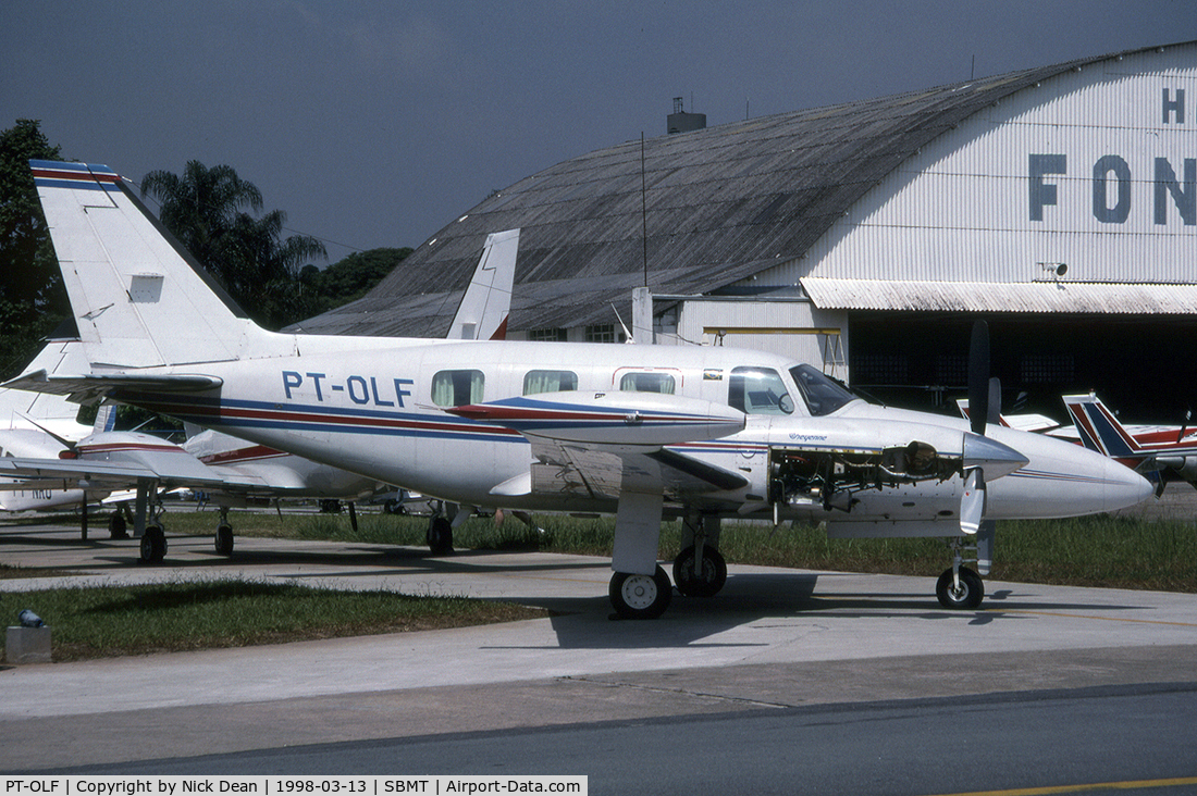 PT-OLF, 1980 Piper PA-31T1 Cheyenne 1 C/N 31T-8004039, SBMT