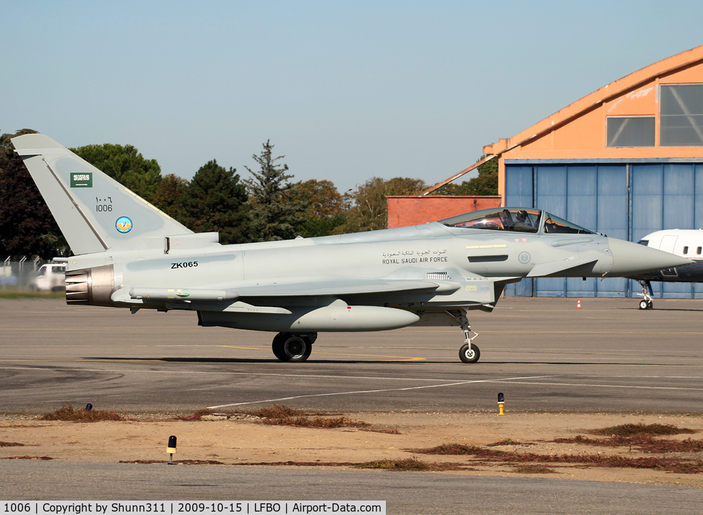 1006, 2009 Eurofighter EF-2000 Typhoon F2 C/N CS006/BS049/189, Delivery day from Warton to Saudi Arabia...