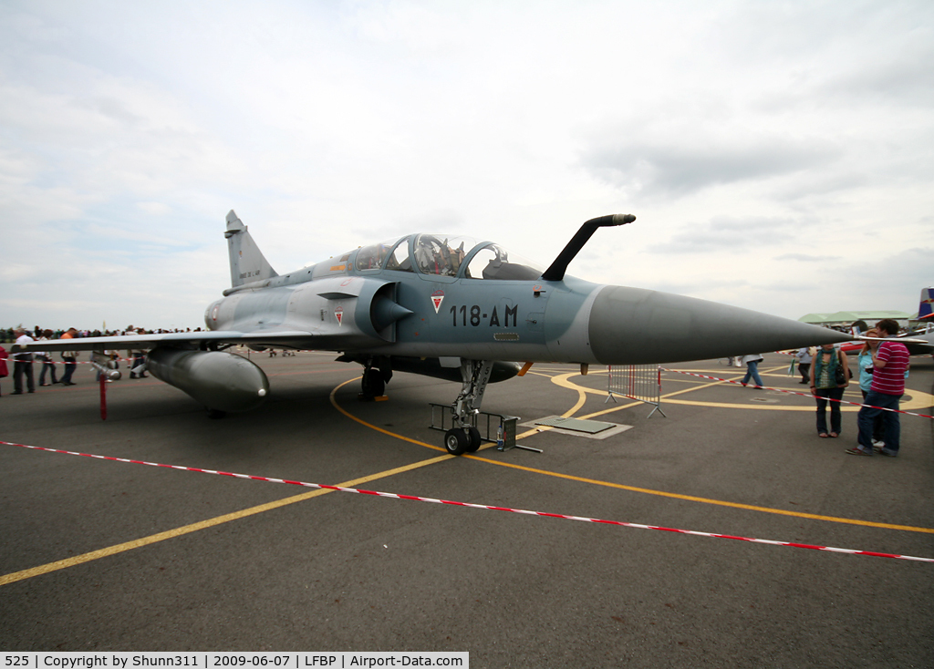 525, Dassault Mirage 2000B C/N 400, S/n 565 - Static display for this Mirage 2000 during LFBP Airshow 2009