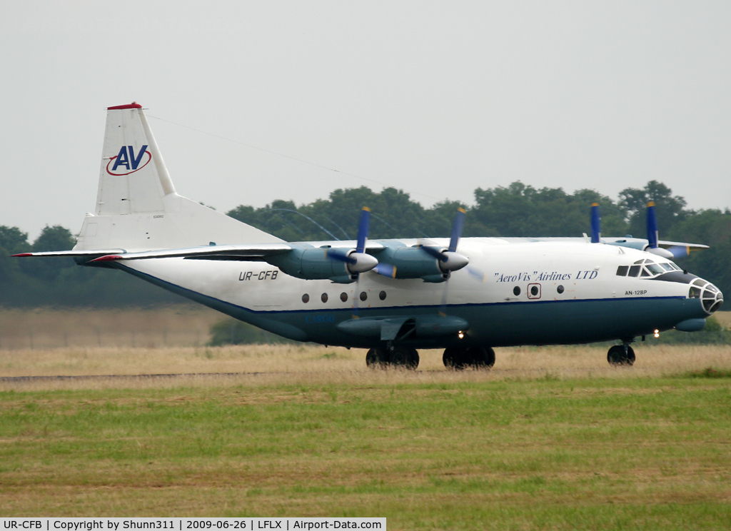 UR-CFB, Antonov An-12BP C/N 8343402, On take off...