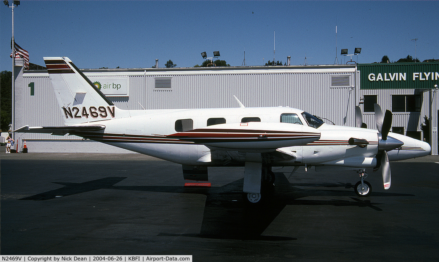 N2469V, 1980 Piper PA-31T C/N 31T-8020070, KBFI