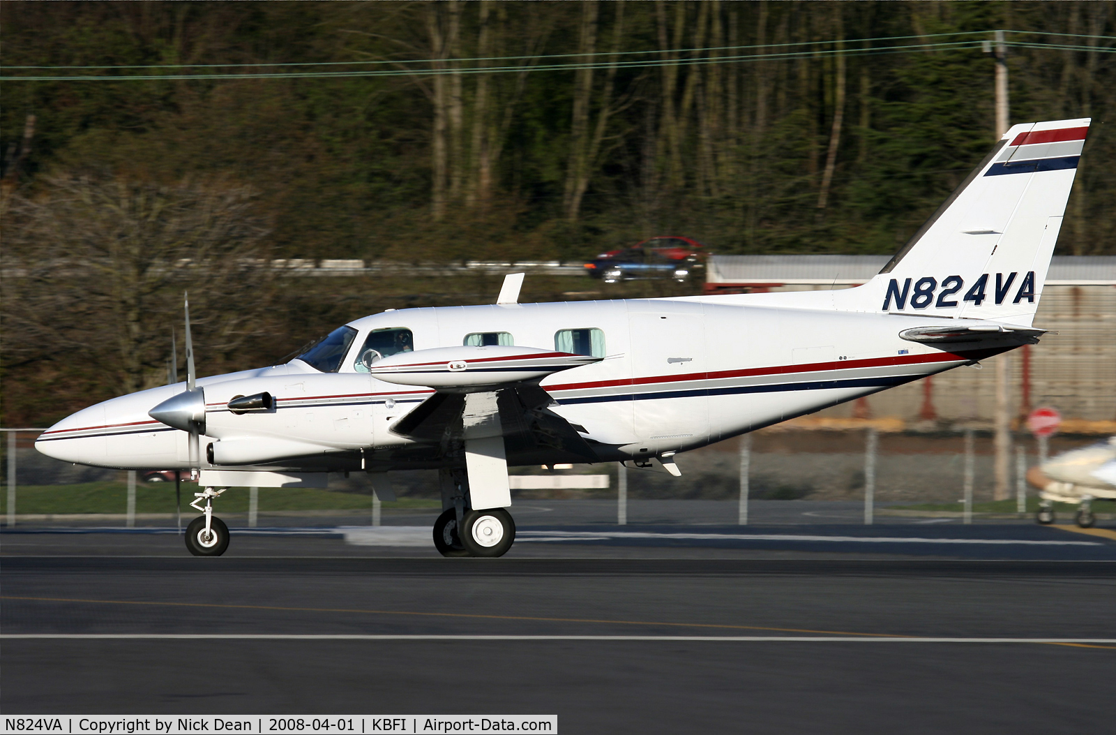 N824VA, 1981 Piper PA-31T1 C/N 31T-8104039, KBFI