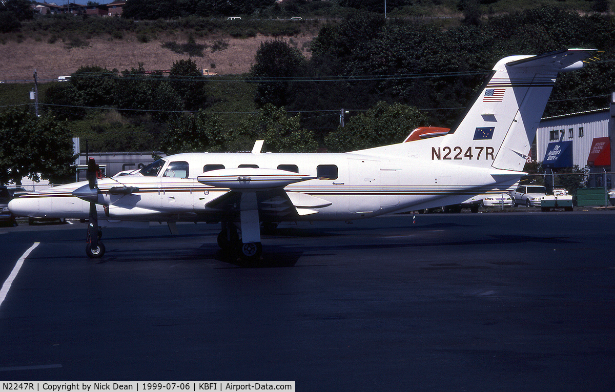 N2247R, 1983 Piper PA-42-720 Cheyenne IIIA C/N 42-5501005, KBFI