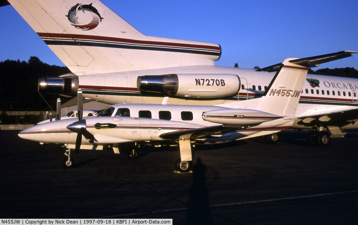 N455JW, 1981 Piper PA-42 Cheyenne III C/N 42-8001040, KBFI