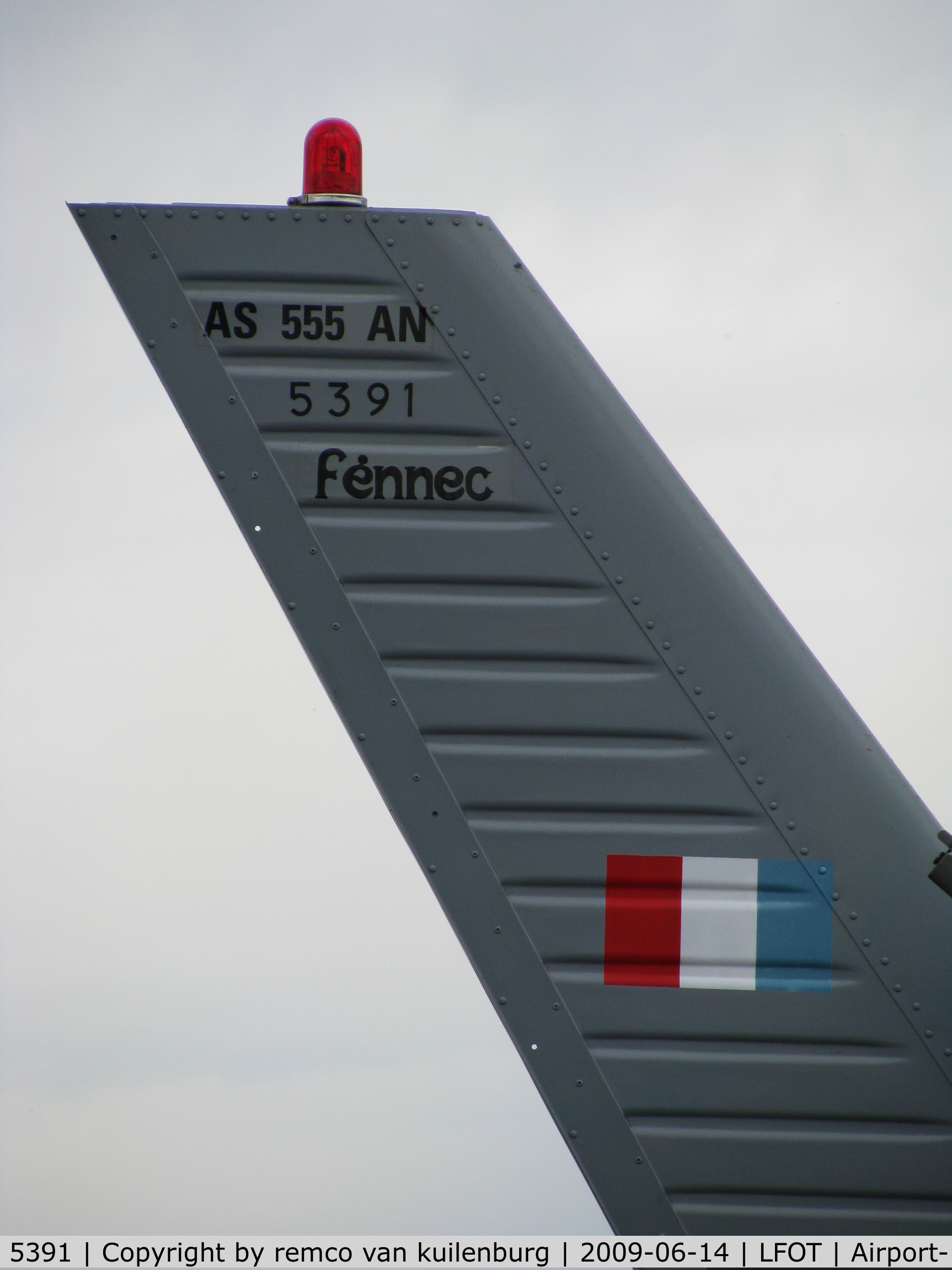 5391, Aérospatiale AS-555AN Fennec C/N 5391, Meeting de l'Air 2009 Tours St.Symphorien