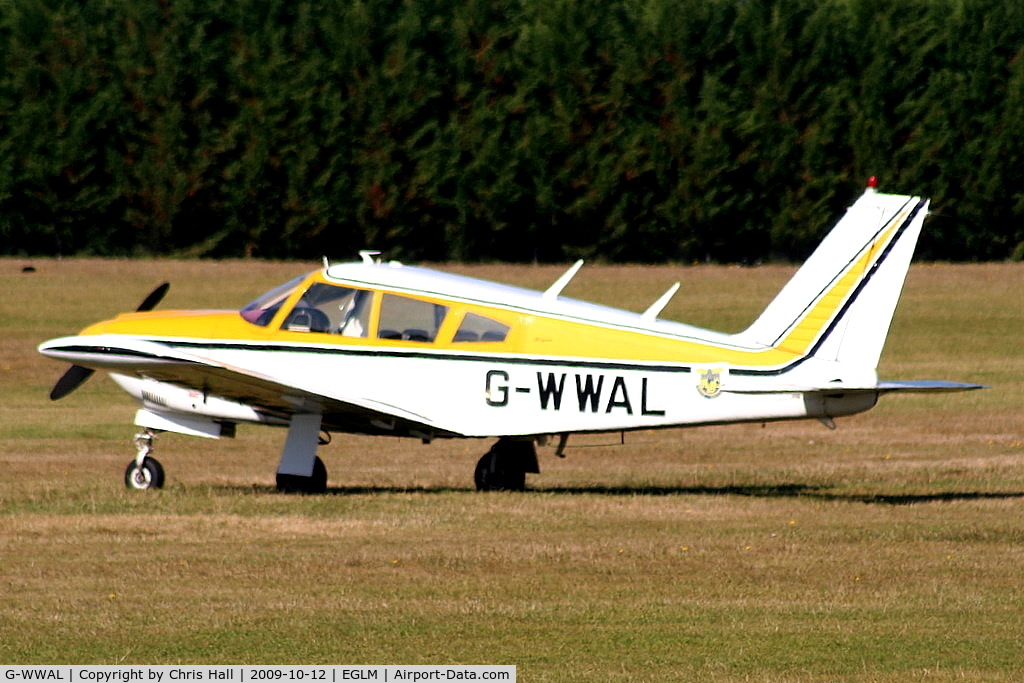 G-WWAL, 1968 Piper PA-28R-180 Cherokee Arrow C/N 28R-30461, White Waltham Airfield Ltd