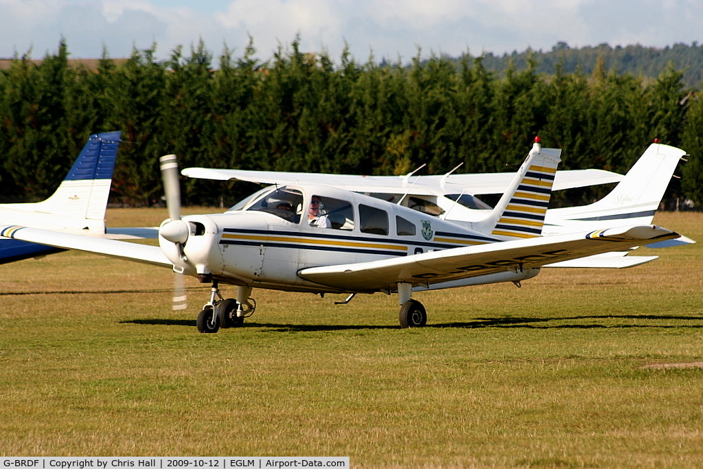 G-BRDF, 1977 Piper PA-28-161 Cherokee Warrior II C/N 28-7716085, White Waltham Airfield Ltd