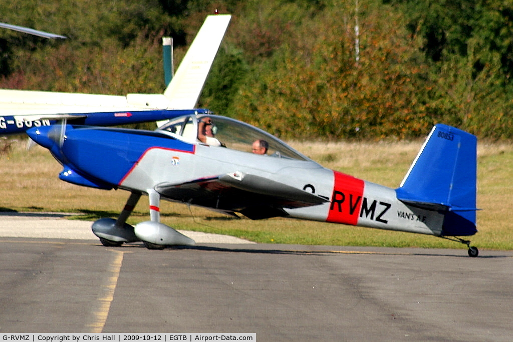 G-RVMZ, 2001 Vans RV-8 C/N PFA 303-13395, Privately owned