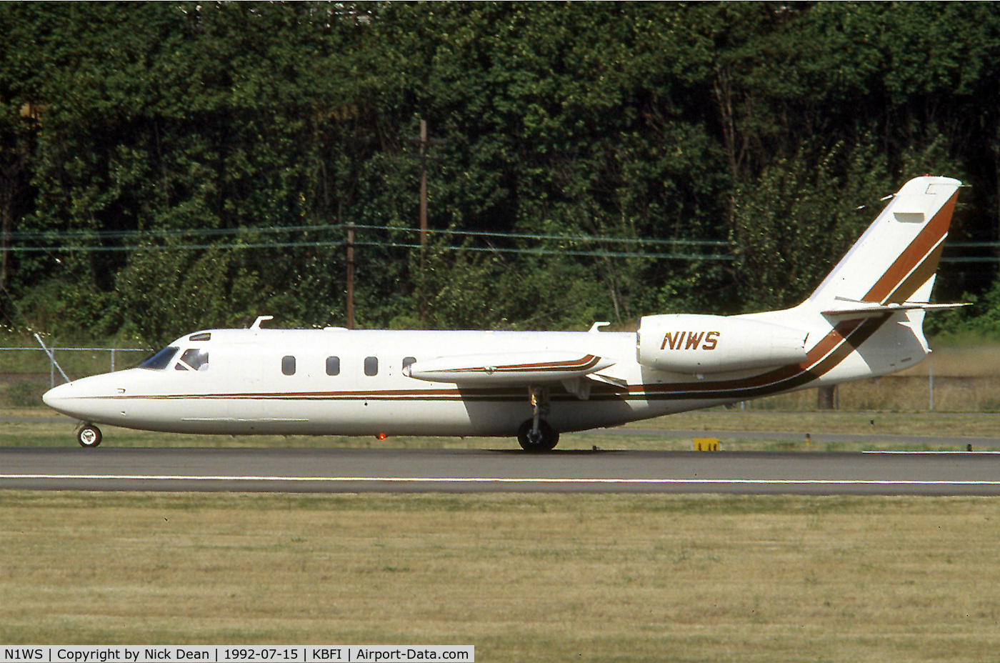 N1WS, 1979 Israel Aircraft Industries IAI-1124 Westwind C/N 252, KBFI