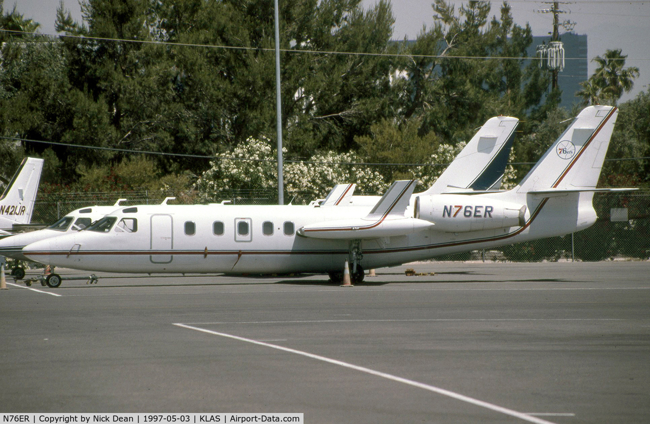 N76ER, 1981 Israel Aircraft Industries 1124A C/N 369, KLAS