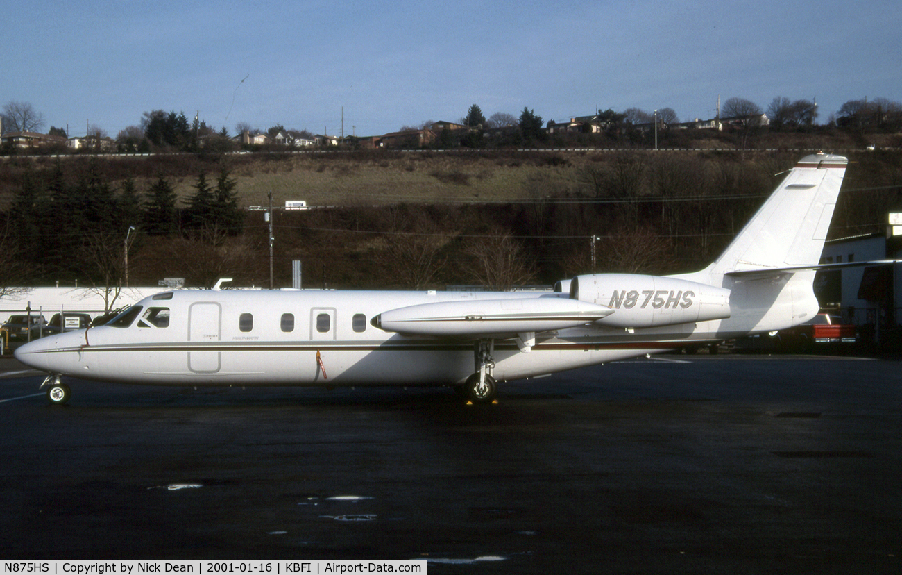 N875HS, 1982 Israel Aircraft Industries IAI-1124 Westwind C/N 370, KBFI
